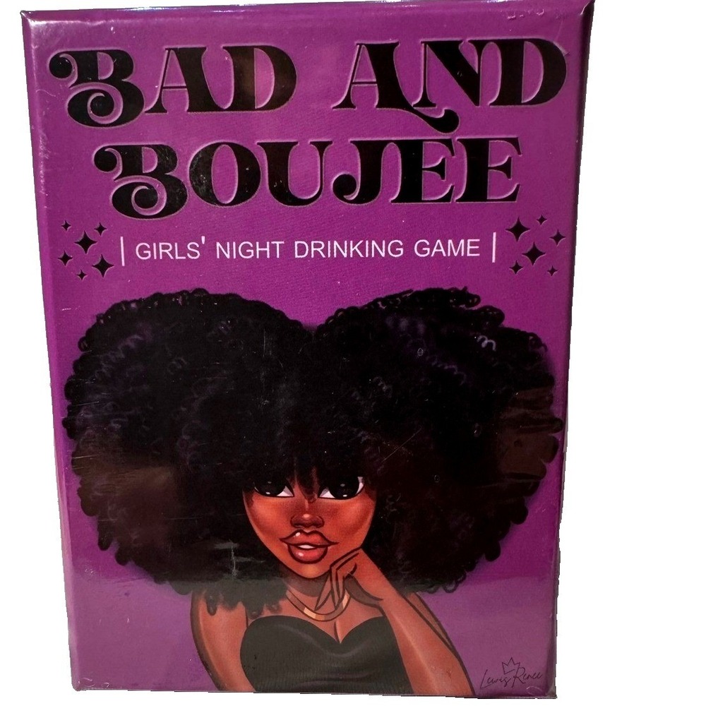 Bad and Boujee Girls Night Drinking Game Lewis Renee Adult Card Game New Sealed